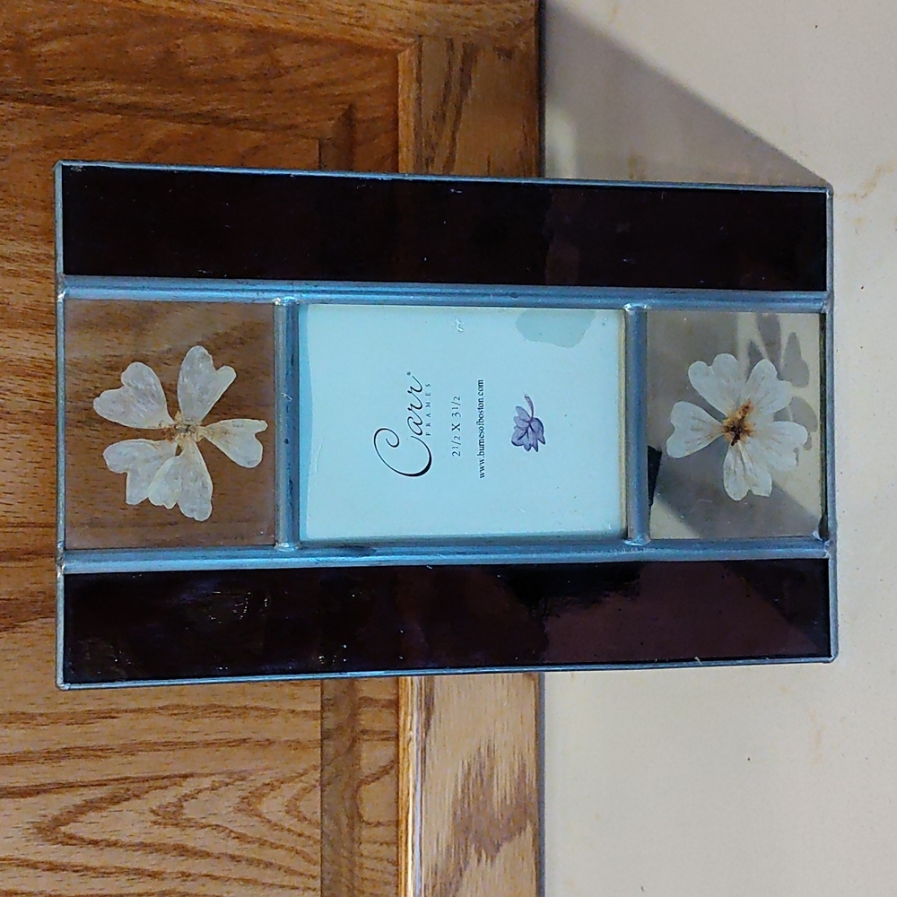 🌺3/$25🌺Purple stained glass picture frame